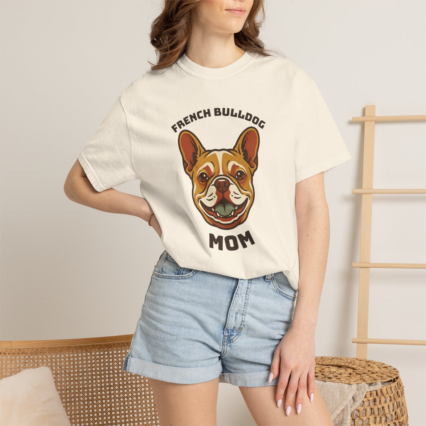 French Bulldog Mom Shirt — Retro Dog Mom Gift Tee for Women