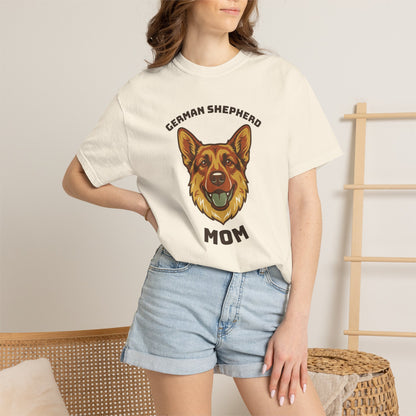 German Shepherd Mom Shirt — Retro Dog Mom Gift Tee for Women