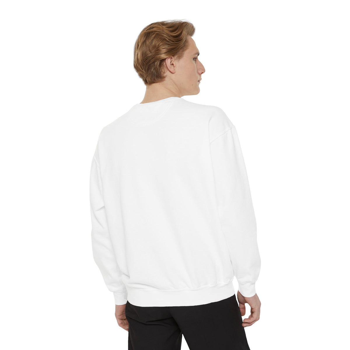 Golden Retriever Christmas Sweatshirt, Red Truck Christmas Tree Farm Comfort Colors Crewneck