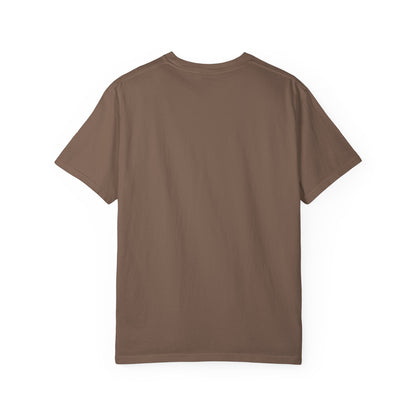 Golden Retriever Halloween Shirt — Dog with Pumpkin Comfort Colors Tee