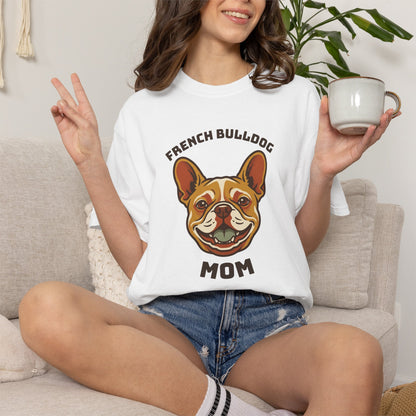 French Bulldog Mom Shirt — Retro Dog Mom Gift Tee for Women