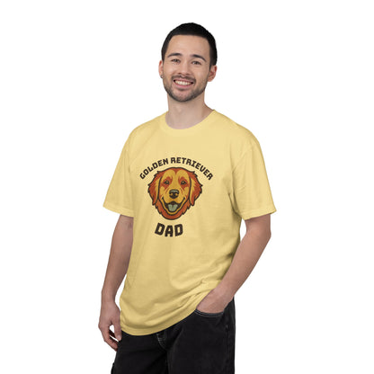 Golden Retriever Dad Shirt — Retro Dog Dad Gift Tee for Men