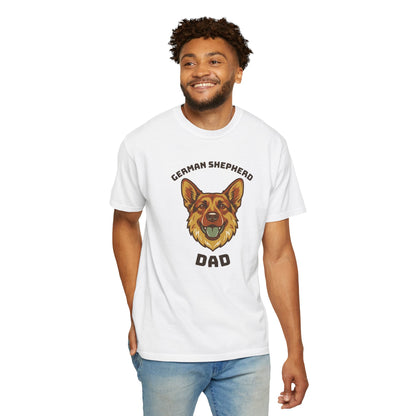 German Shepherd Dad Shirt — Retro Dog Dad Gift Tee for Men