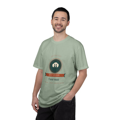 Gotcha Day Shirt — "Best Decision I Ever Made" Rescue Dog Comfort Colors® Tee
