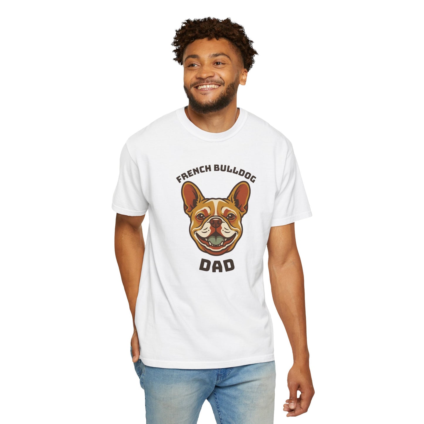 French Bulldog Dad Shirt — Retro Dog Dad Gift Tee for Men