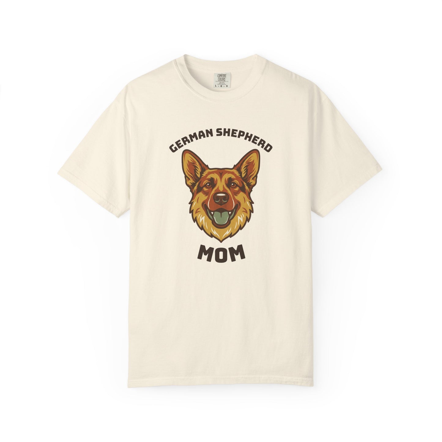 German Shepherd Mom Shirt — Retro Dog Mom Gift Tee for Women