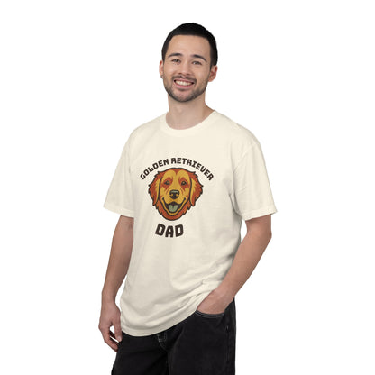 Golden Retriever Dad Shirt — Retro Dog Dad Gift Tee for Men
