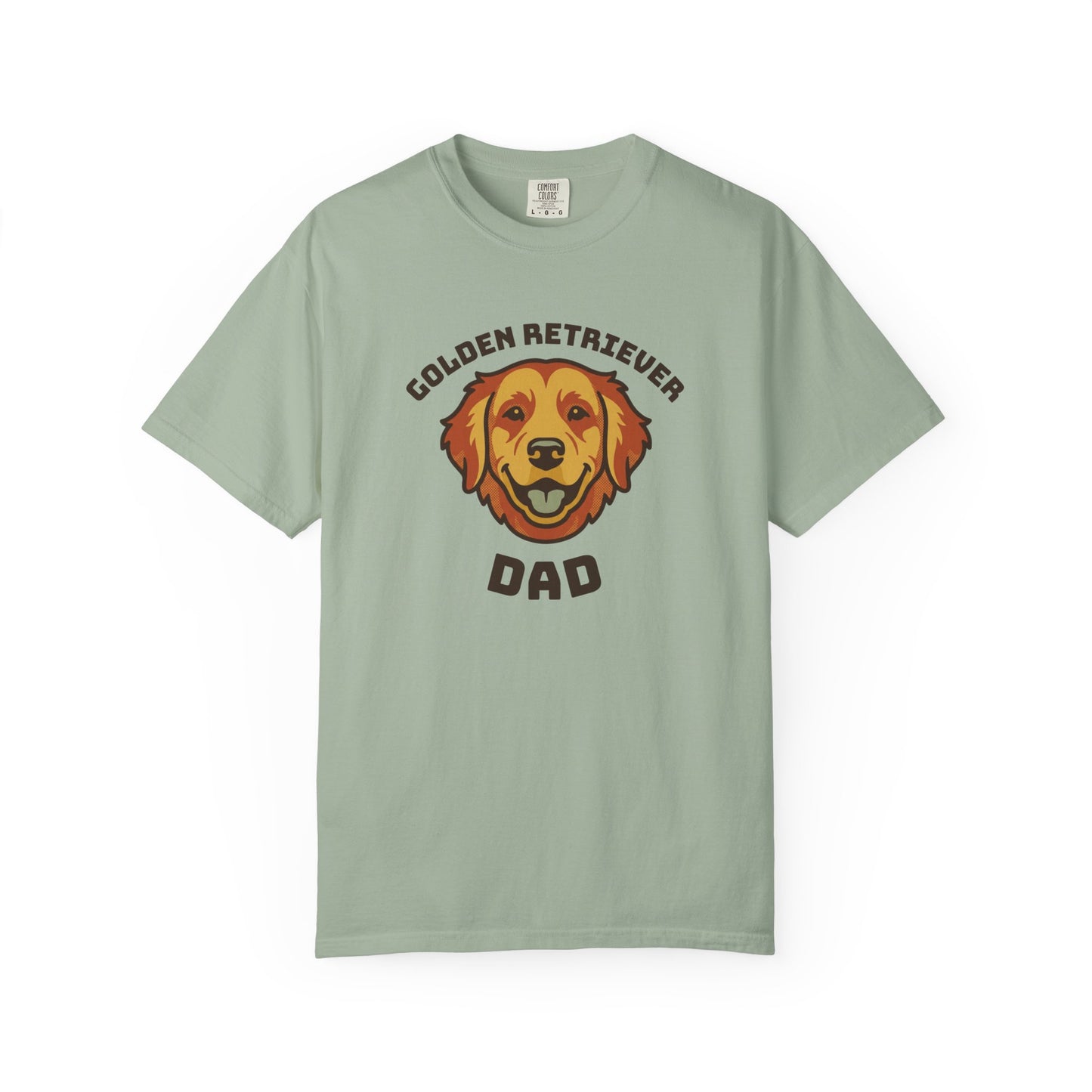 Golden Retriever Dad Shirt — Retro Dog Dad Gift Tee for Men