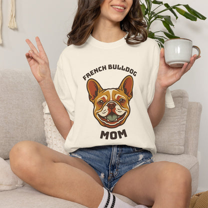 French Bulldog Mom Shirt — Retro Dog Mom Gift Tee for Women
