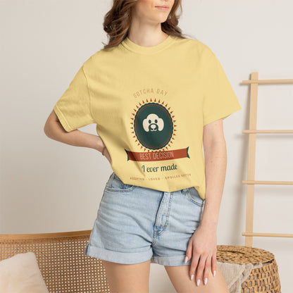 Gotcha Day Shirt — "Best Decision I Ever Made" Rescue Dog Comfort Colors® Tee
