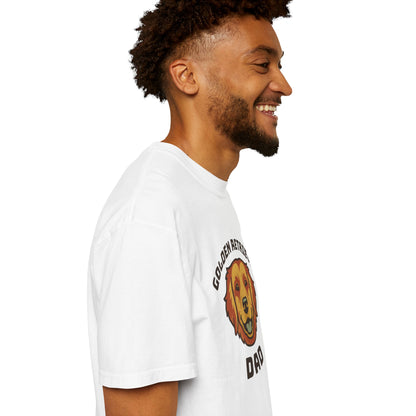 Golden Retriever Dad Shirt — Retro Dog Dad Gift Tee for Men