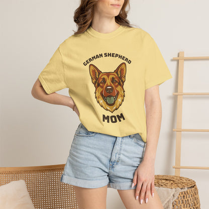 German Shepherd Mom Shirt — Retro Dog Mom Gift Tee for Women