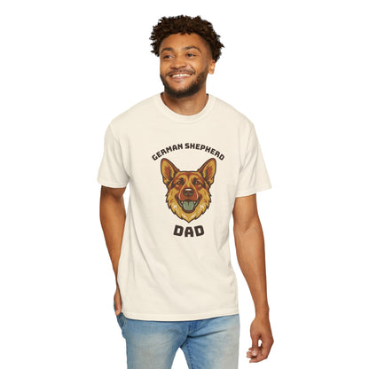 German Shepherd Dad Shirt — Retro Dog Dad Gift Tee for Men