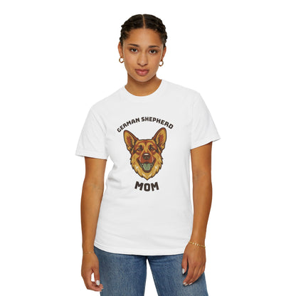 German Shepherd Mom Shirt — Retro Dog Mom Gift Tee for Women