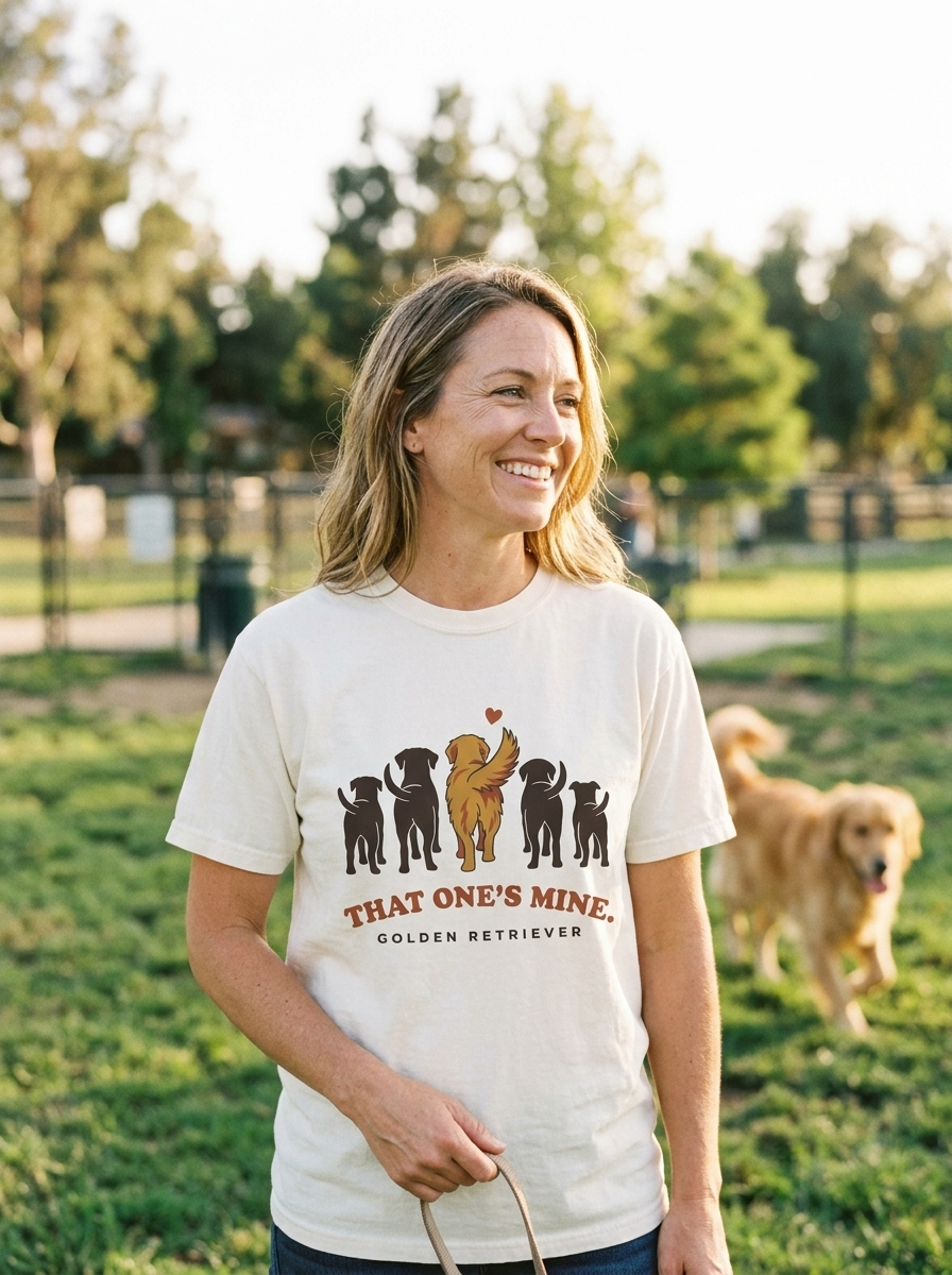 That One's Mine — Golden Retriever Tee