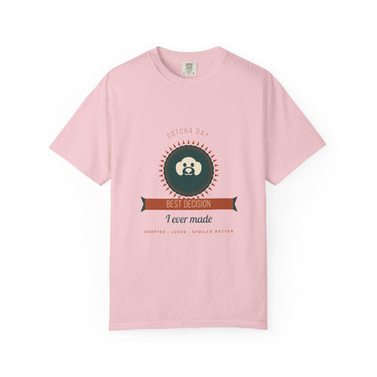 Gotcha Day Shirt — "Best Decision I Ever Made" Rescue Dog Comfort Colors® Tee