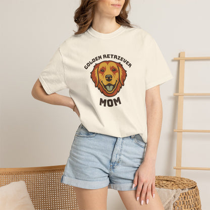 Golden Retriever Mom Shirt — Retro Dog Mom Gift Tee for Women