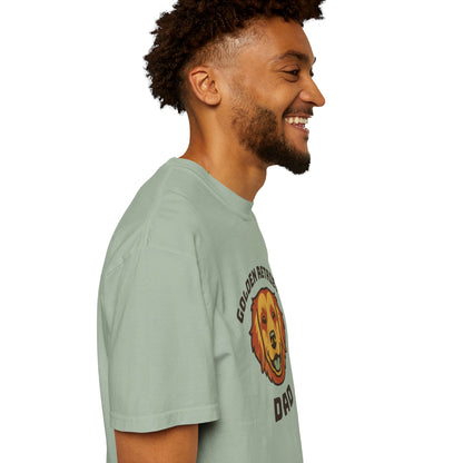 Golden Retriever Dad Shirt — Retro Dog Dad Gift Tee for Men