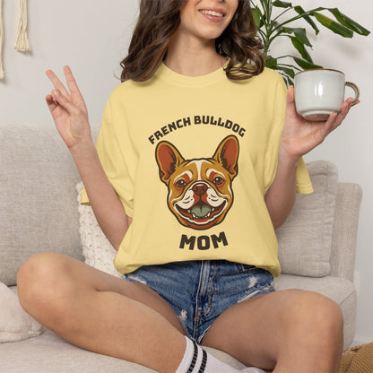 French Bulldog Mom Shirt — Retro Dog Mom Gift Tee for Women