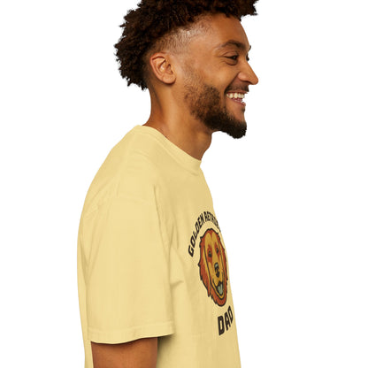 Golden Retriever Dad Shirt — Retro Dog Dad Gift Tee for Men