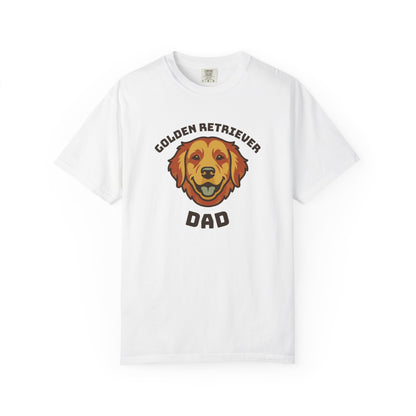 Golden Retriever Dad Shirt — Retro Dog Dad Gift Tee for Men