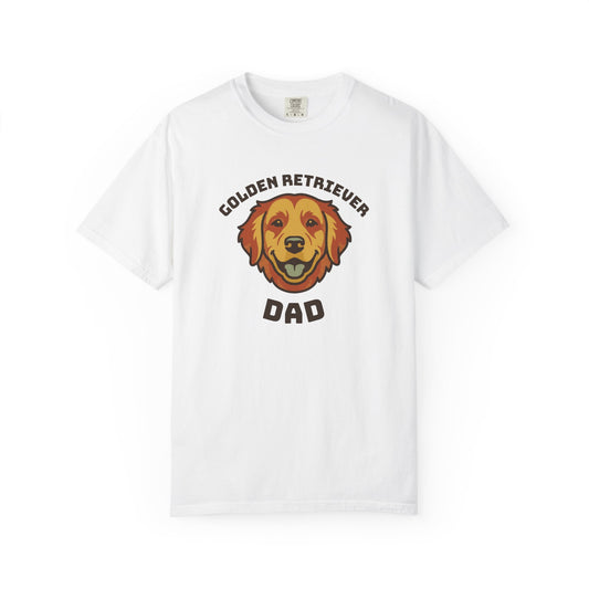 Golden Retriever Dad Shirt — Retro Dog Dad Gift Tee for Men