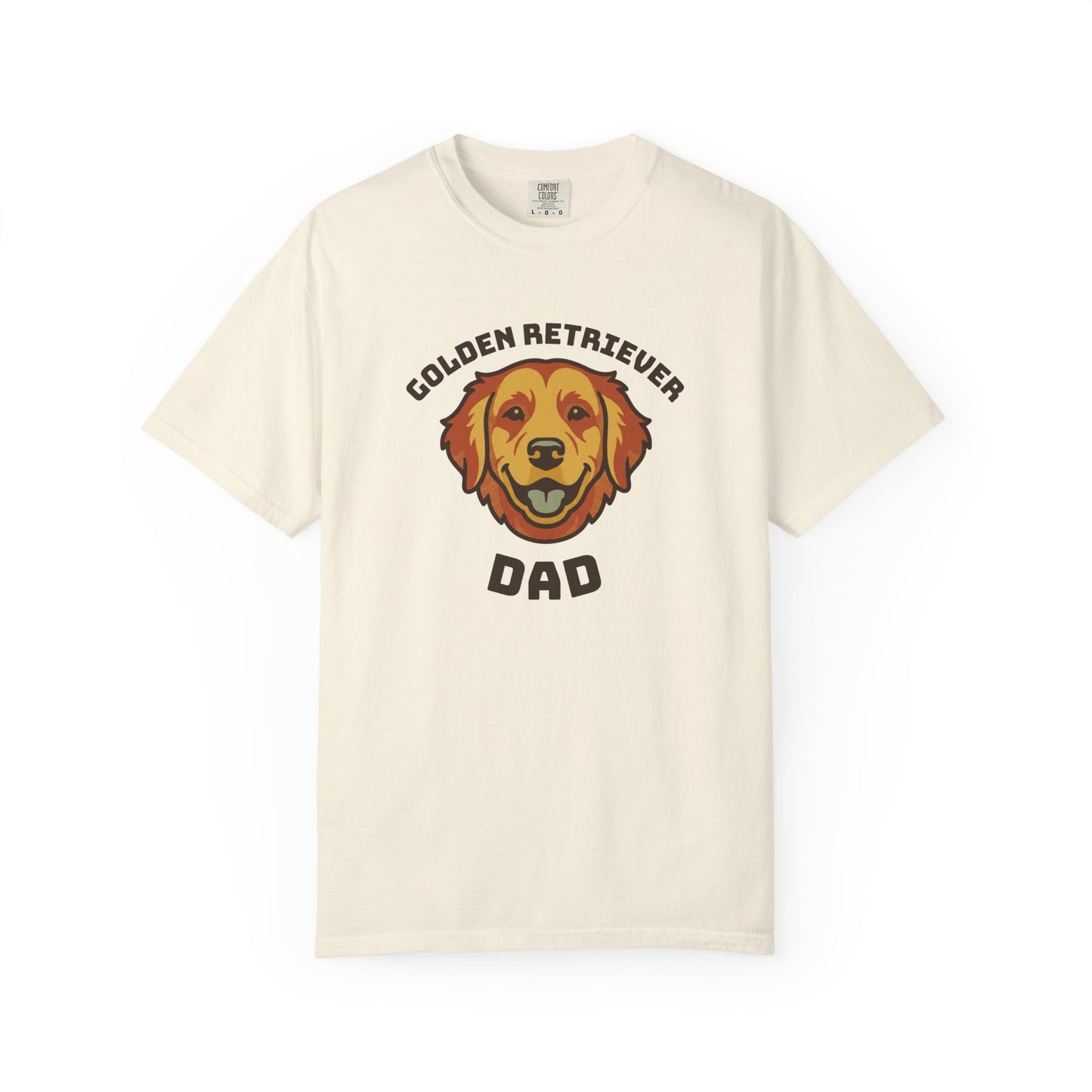 Golden Retriever Dad Shirt — Retro Dog Dad Gift Tee for Men
