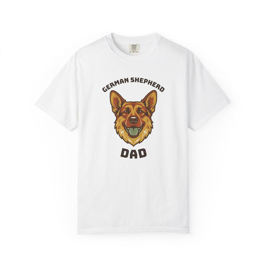 German Shepherd Dad Shirt — Retro Dog Dad Gift Tee for Men