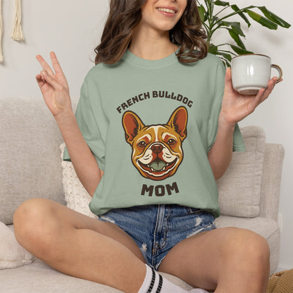 French Bulldog Mom Shirt — Retro Dog Mom Gift Tee for Women
