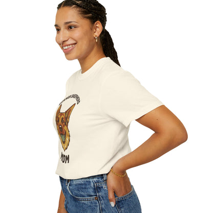 German Shepherd Mom Shirt — Retro Dog Mom Gift Tee for Women