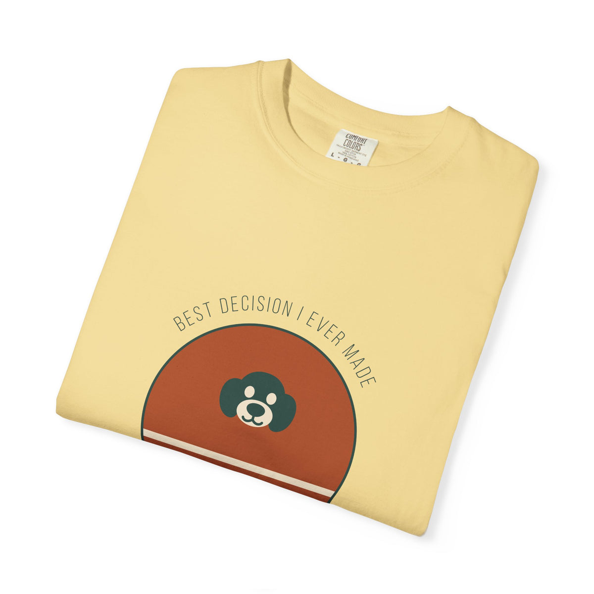 Gotcha Day Sunset Shirt — Retro Rescue Dog Adoption Anniversary Comfort Colors® Tee
