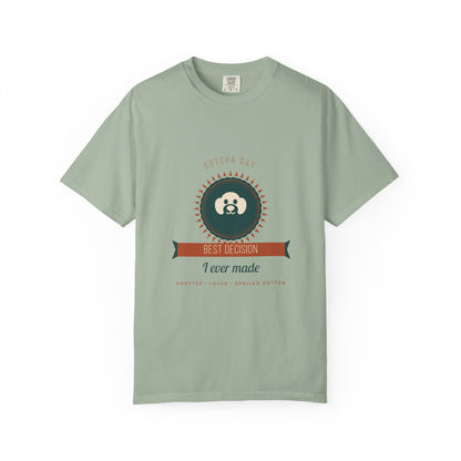 Gotcha Day Shirt — "Best Decision I Ever Made" Rescue Dog Comfort Colors® Tee