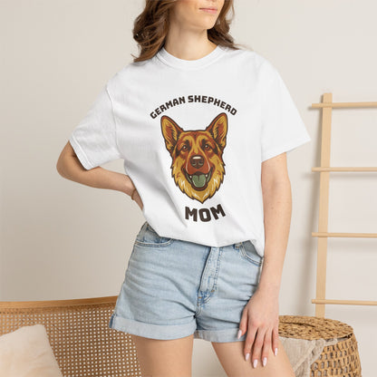 German Shepherd Mom Shirt — Retro Dog Mom Gift Tee for Women