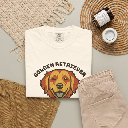 Golden Retriever Dad Shirt — Retro Dog Dad Gift Tee for Men