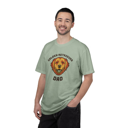 Golden Retriever Dad Shirt — Retro Dog Dad Gift Tee for Men
